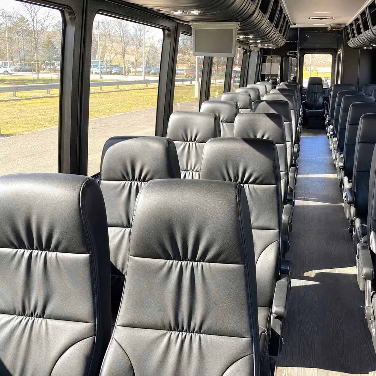 30 passenger minibus inside