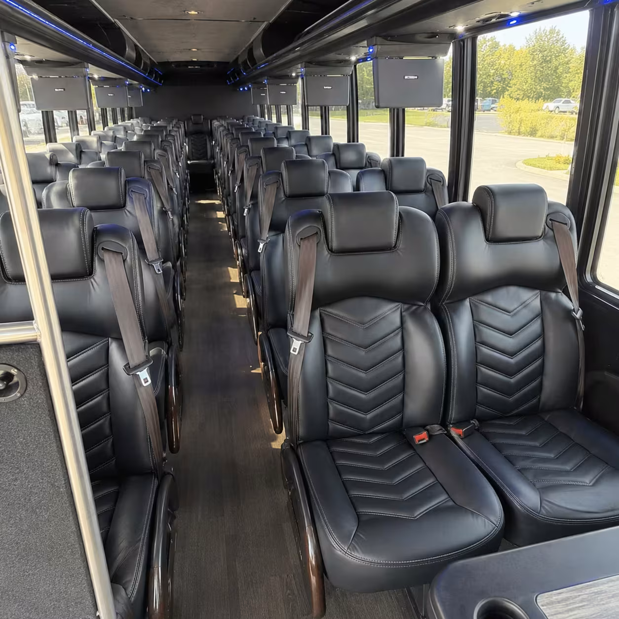 35 passenger minibus interior