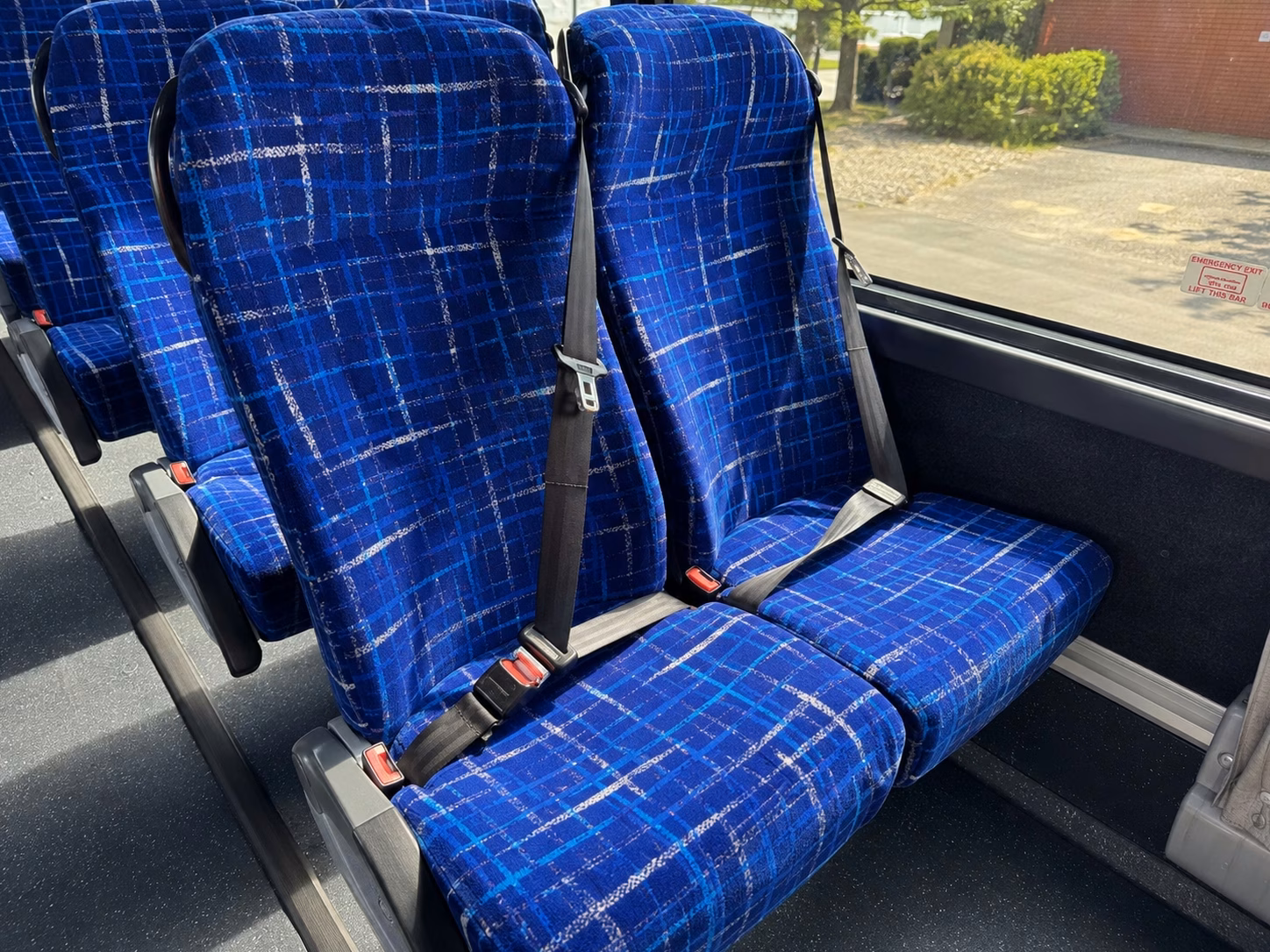 56 passenger charter bus interior
