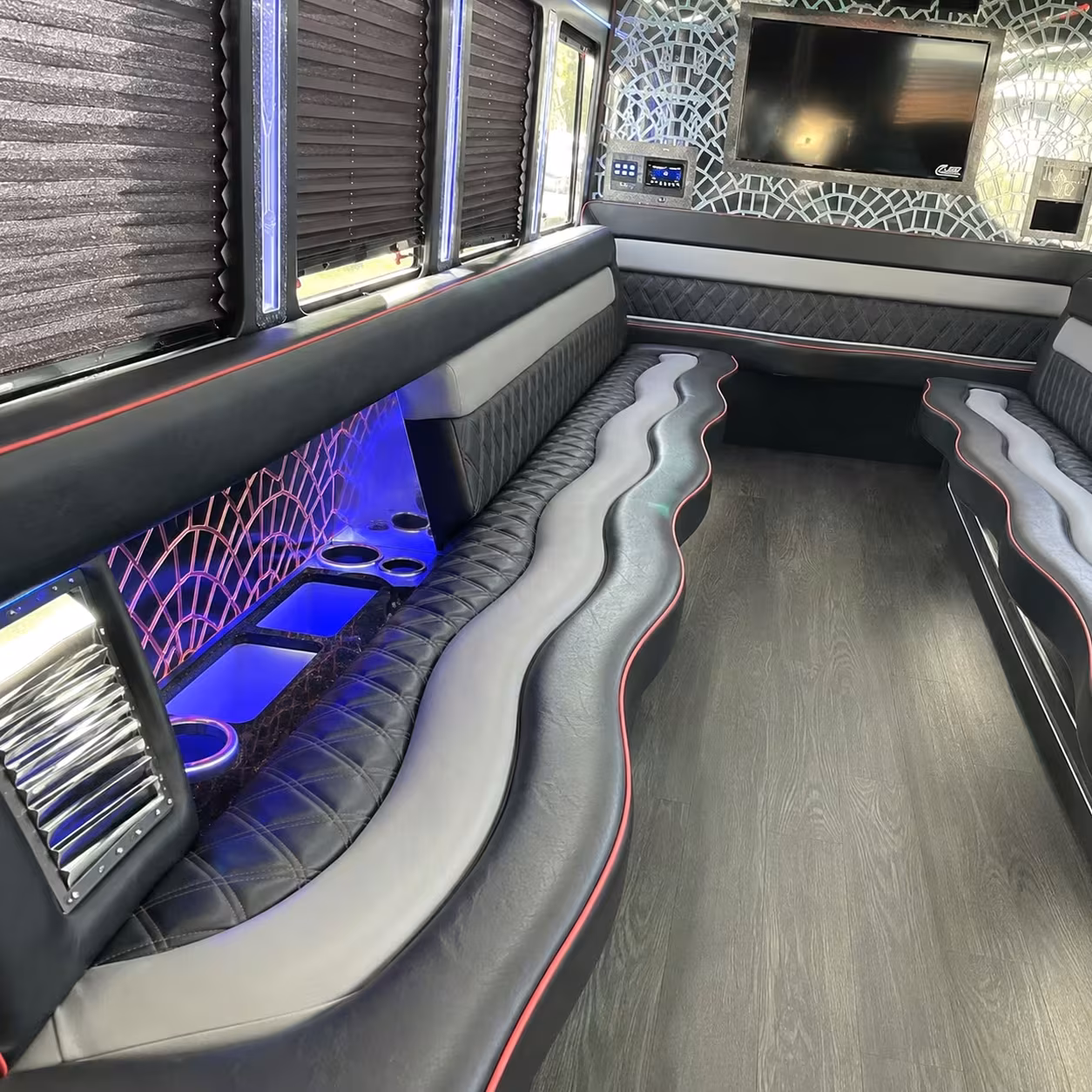prom night party bus rentals in tustin