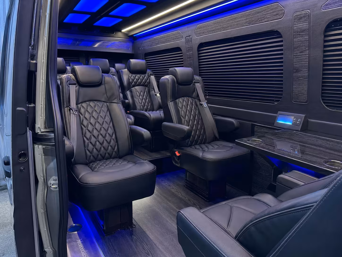 sprinter van transportation for groups and events across tustin