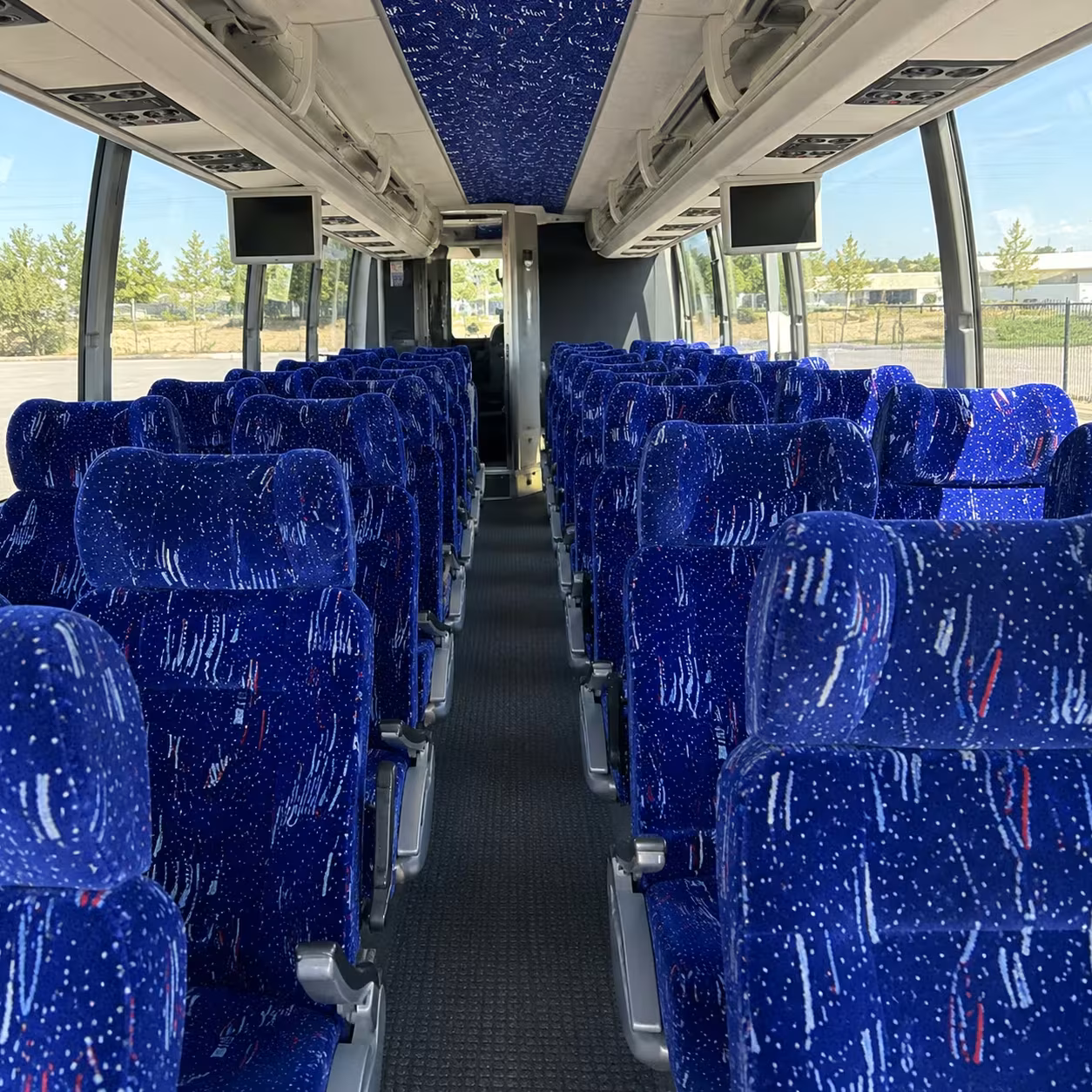 tustin charter bus interior