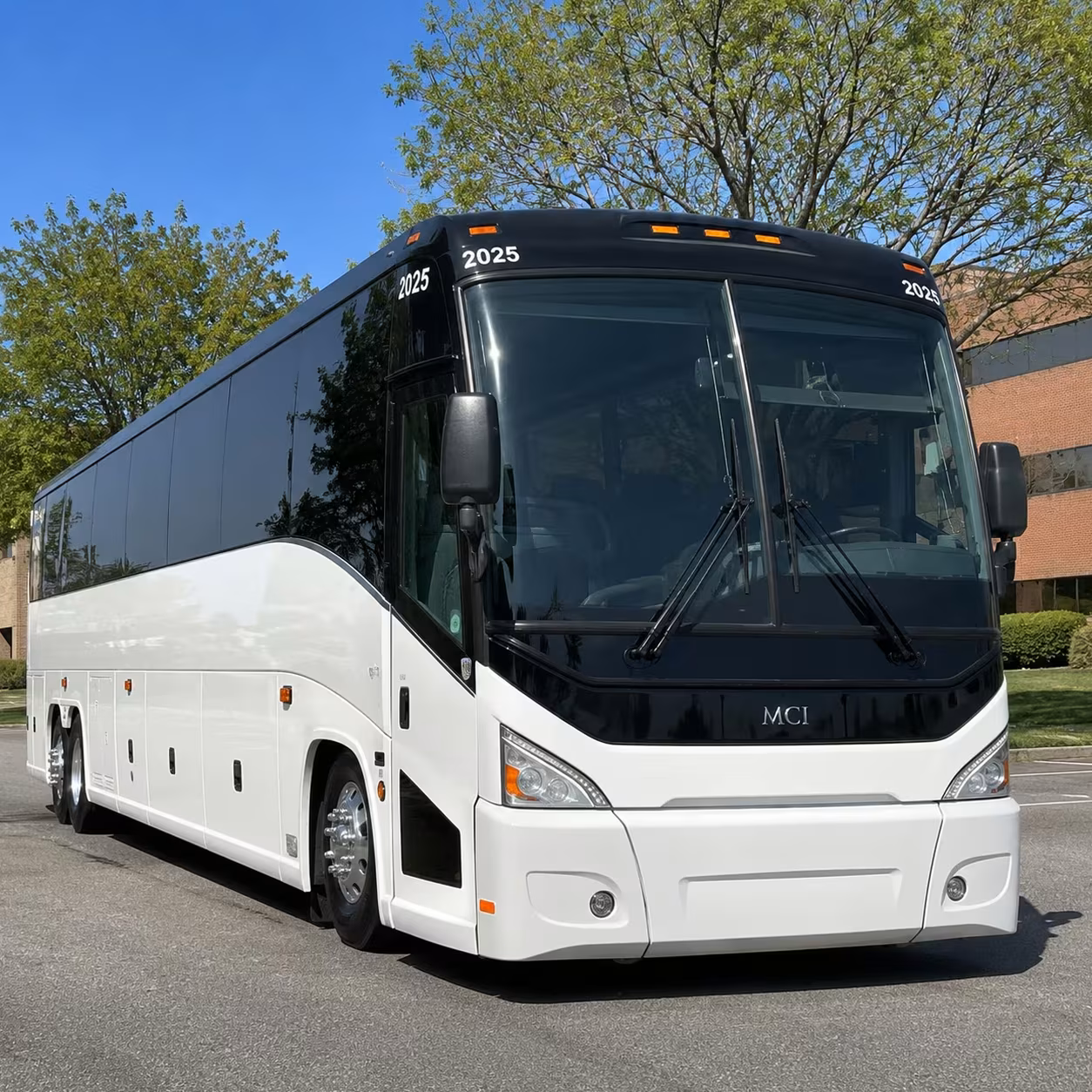 tustin charter bus rental exterior